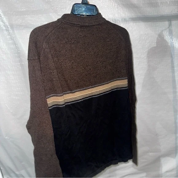Dockers Brown and Black Knit Polo - Picture 4 of 4